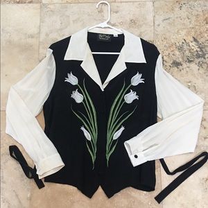 Wearable art by Bob Mackie, women’s blouse